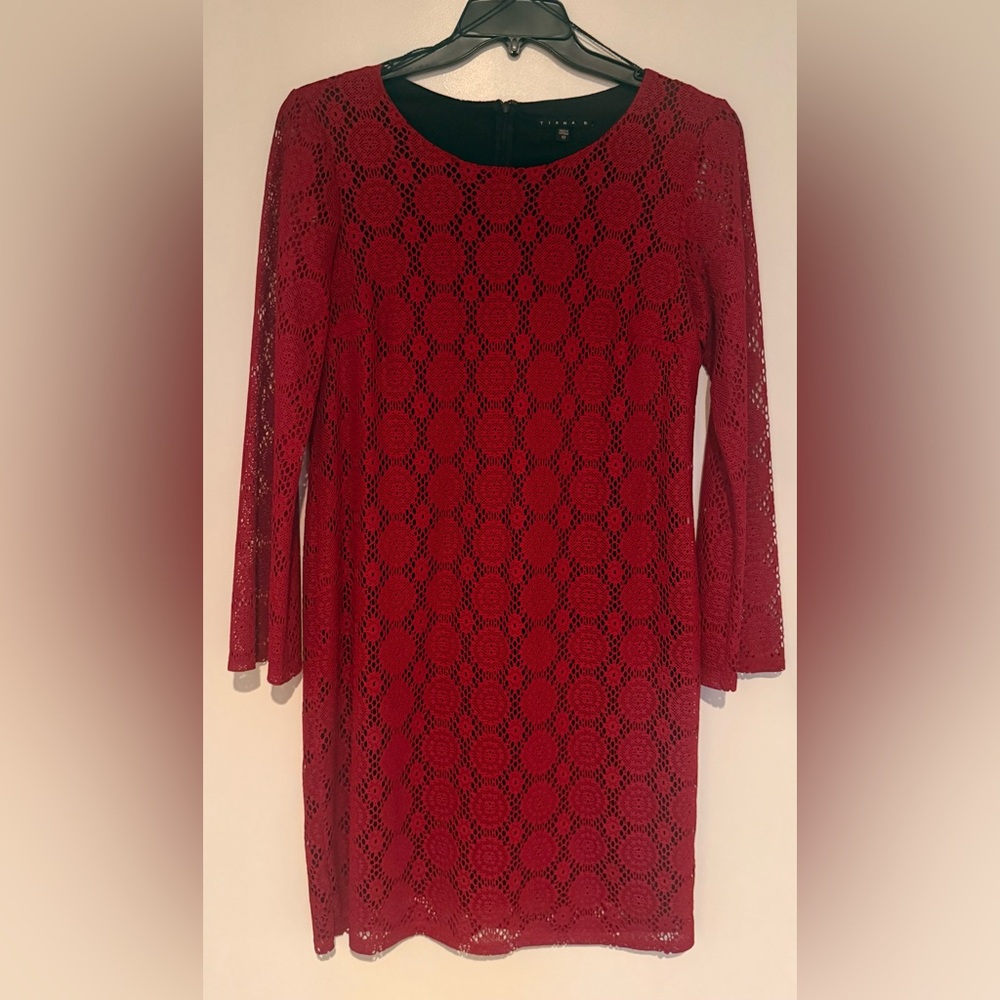 Tiana B. Red Lace Dress SZ: 10